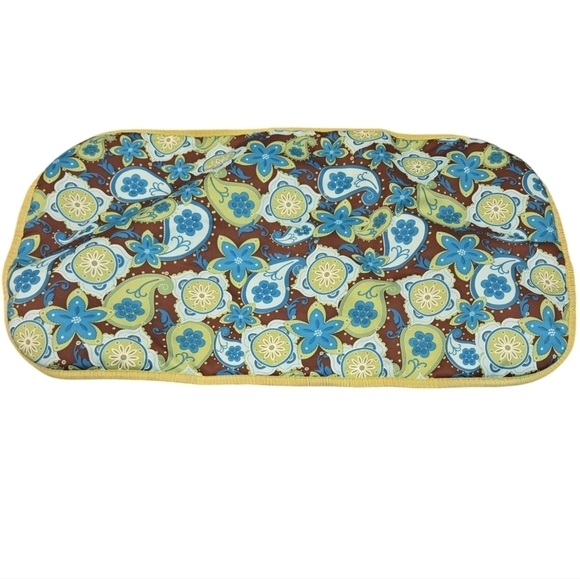 JU JU BE BACKPACK DIAPERBAG WITH CHANGING PAD. PAISLEY AND FLORAL. - Picture 3 of 16